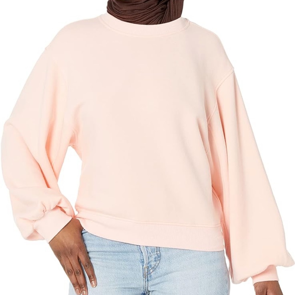 UGG Ballon Sleeve Crewneck Light Pink